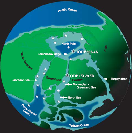 Early Eocene Arctic basin