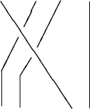 \begin{picture}(100,121)(21,699)
\thicklines\put( 41,779){\line(-1,-2){ 19}}
\pu...
...
\put(121,819){\line( 0,-1){120}}
\put( 21,819){\line( 2,-3){ 80}}
\end{picture}