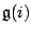 ${\mathfrak g}(i)$