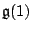 ${\mathfrak g}(1)$
