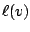 $\ell(v)$