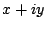 $x + iy$