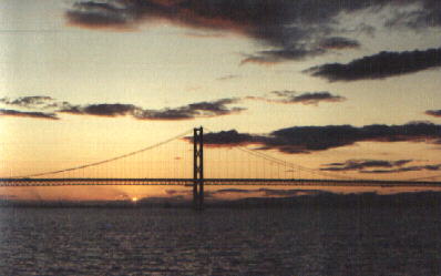 A multicoloured sunset over the Firth of Forth in Scotland. - exschool.blogspot.com