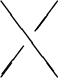 \begin{picture}(45,60)(10,770)
\thicklines\put( 55,830){\line(-3,-4){ 18}}
\put( 28,794){\line(-3,-4){ 18}}
\put( 10,830){\line( 3,-4){ 45}}
\end{picture}