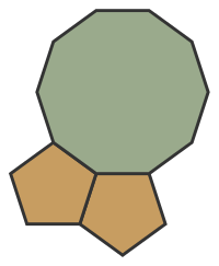 Regular Polygons Meeting at Vertex: 5.5.10