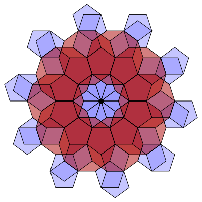 Pentagon-Decagon Branched Covering (Stage 10) - Greg Egan