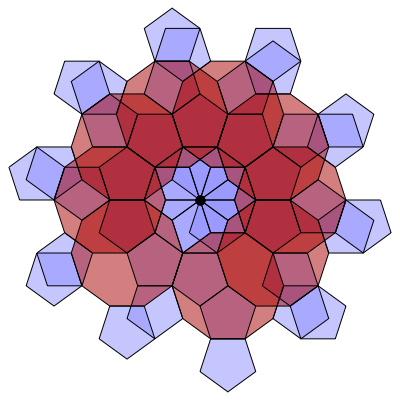 Pentagon-Decagon Branched Covering (Stage 9) - Greg Egan