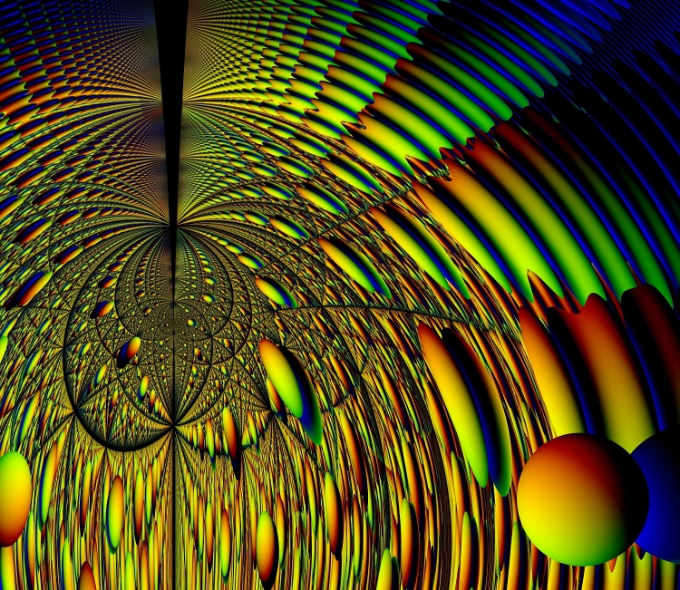 Sphere in Mirrored Spheroid: Closeup 1 - John Valentine
