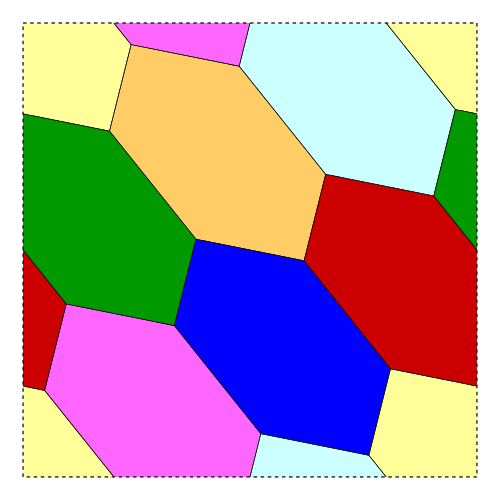 Heawood Graph Drawn on Torus - David Eppstein