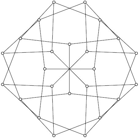 Unit-Distance Embedding of McGee Graph - Ed Pegg Jr., Wolfram Research