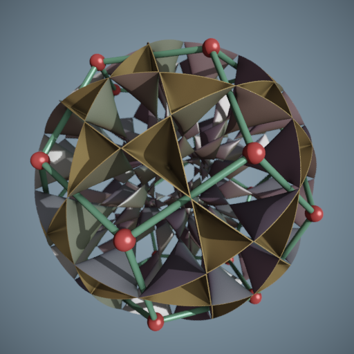 Compressed Barth Decic with Dodecahedron - Abdelaziz Nait Merzouk