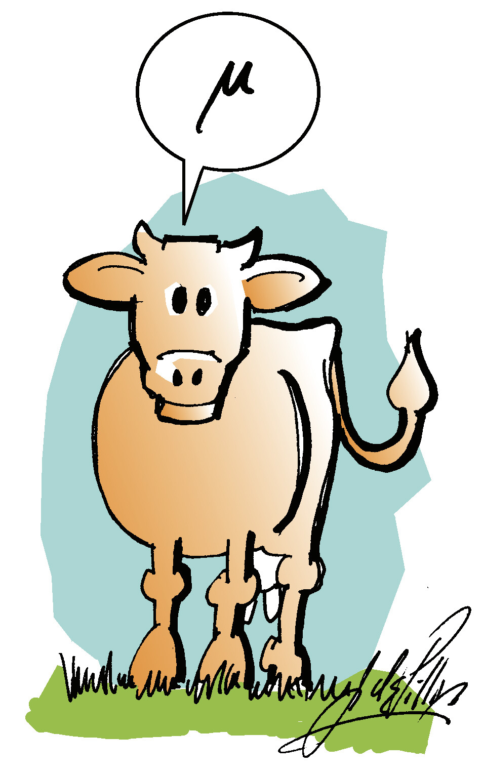 Sketch of mu-cow